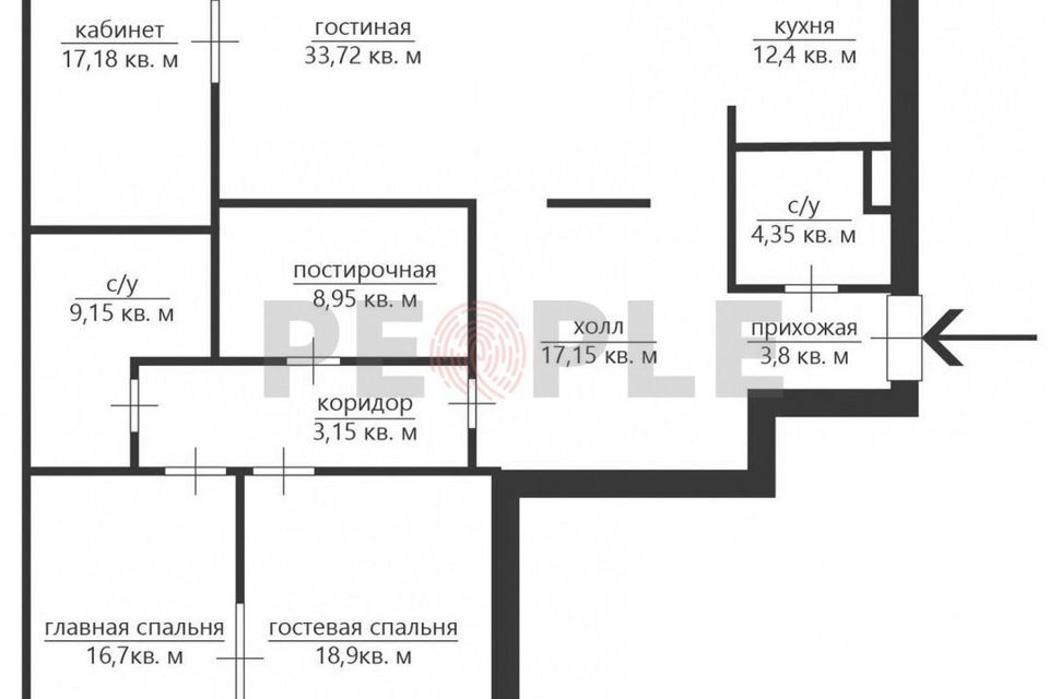 квартира г Москва пер Чапаевский 3 ЖК «Триумф Палас» Северный административный округ фото 10