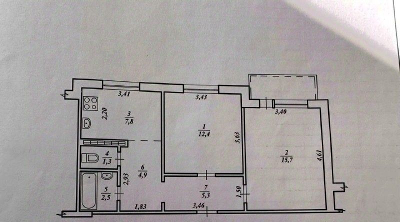 квартира г Волгоград р-н Кировский ул им. Никитина 135 фото 13