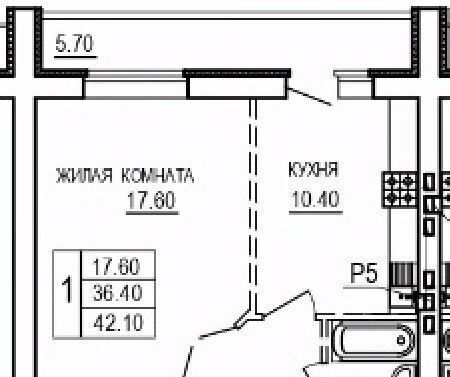 квартира г Саратов п Мирный р-н Кировский фото 1