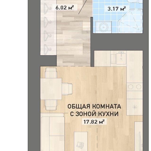 квартира г Екатеринбург Академический ул Николая Кичигина 10/2 Екатеринбург городской округ фото 1