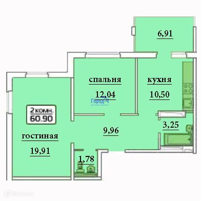 квартира г Новочебоксарск ул Строителей 3/1 Новочебоксарск городской округ фото 2