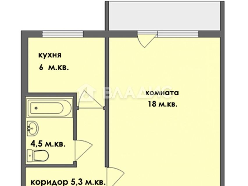 квартира г Пермь р-н Свердловский Пермь городской округ, Мира Новые Ляды, 28 фото 8