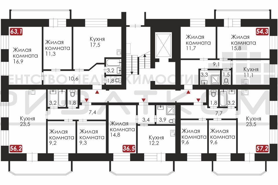 квартира г Благовещенск ул Партизанская 47 Благовещенск городской округ фото 5