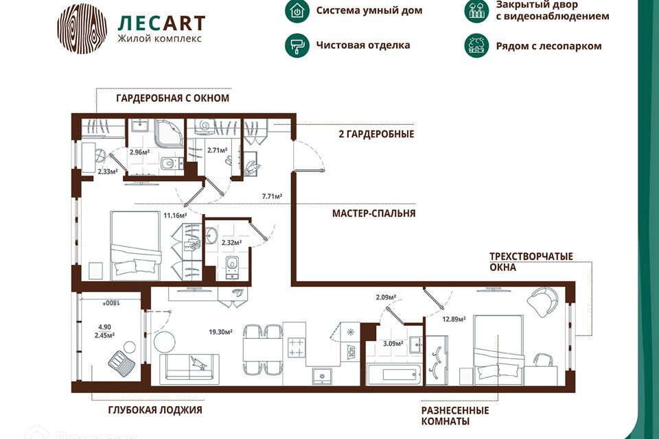 квартира р-н Ломоносовский п Новоселье Планируемая застройка фото 1