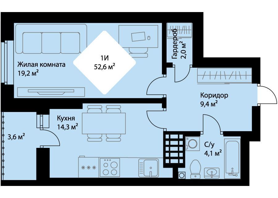 квартира г Екатеринбург р-н Орджоникидзевский пр-кт Космонавтов 108/2 Екатеринбург городской округ фото 1