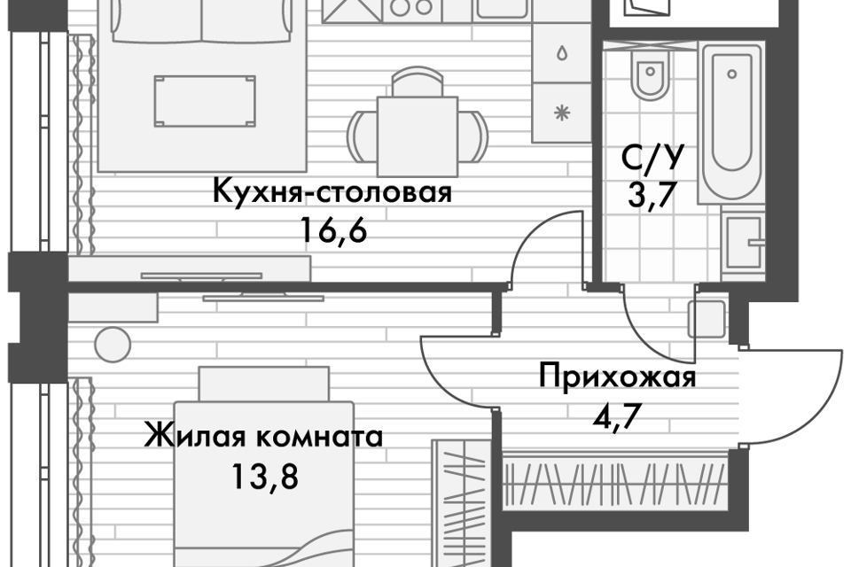 квартира г Владивосток р-н Ленинский ул Крылова 10 Владивостокский городской округ, к 3 стр фото 1