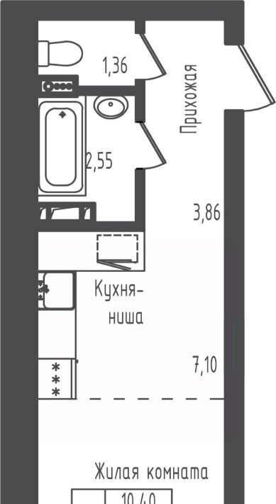 квартира городской округ Дмитровский д Рыбаки Шереметьевская, Город жилой комплекс, Зеленый фото 1