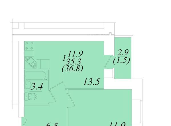 квартира г Вологда ул Новгородская 34к/1 фото 1