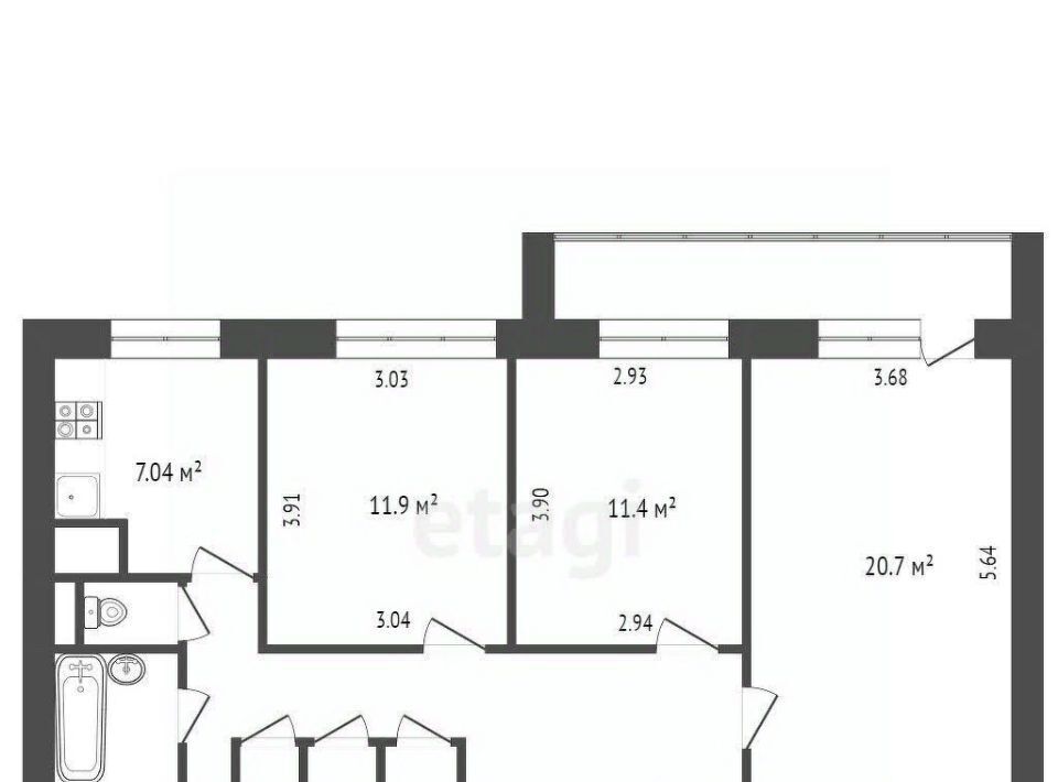 квартира г Москва метро Отрадное ул Римского-Корсакова 8 муниципальный округ Отрадное фото 2