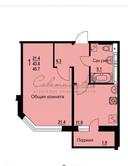 квартира г Старый Оскол 31, Старооскольский городской округ фото 8