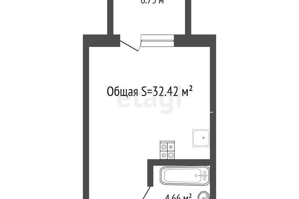 квартира рп Кольцово 9, Новосибирский район фото 8