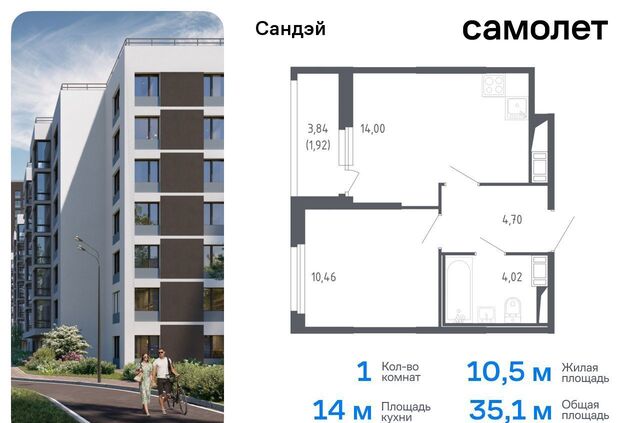 р-н Красносельский ЖК «Сандэй» 7/2 муниципальный округ Константиновское фото