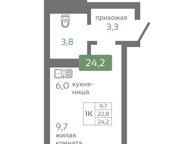 г Красноярск р-н Октябрьский ул Норильская ЖК «Кедр» с 2 фото