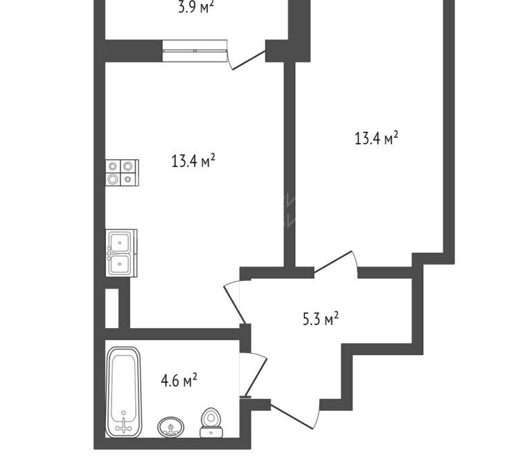 квартира г Тюмень ул Интернациональная 197б фото 2