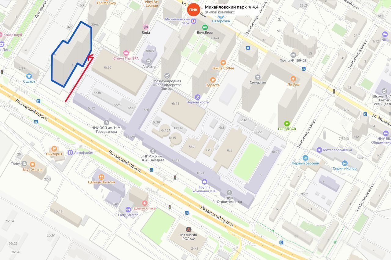 свободного назначения г Москва метро Окская ул Михайлова 30ак/2 муниципальный округ Рязанский фото 10