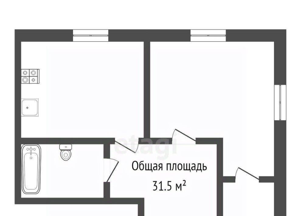 квартира г Барнаул р-н Железнодорожный пр-кт Ленина 134 фото 18