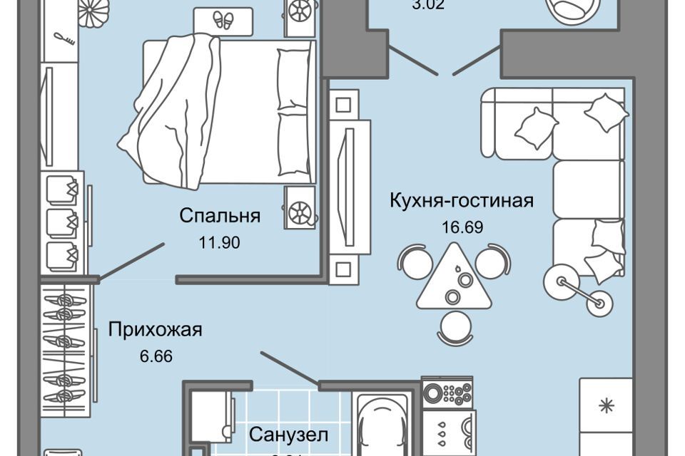 квартира г Киров р-н Ленинский пер 4 Пятилетки 82 Киров городской округ фото 1