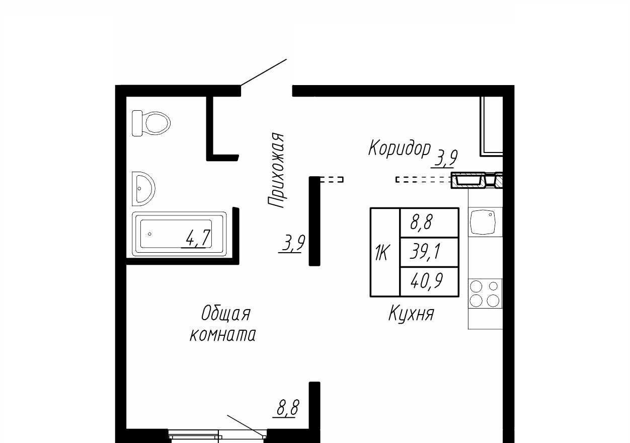 квартира р-н Тосненский п Тельмана ЖК «Сибирь» Рыбацкое фото 1