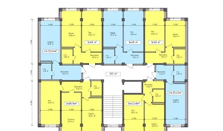 квартира г Махачкала р-н Кировский туп 1-й Хвойный 18 мкр-н Караман-5 фото 2