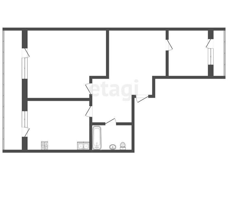 квартира г Абакан ул Некрасова 45 фото 26