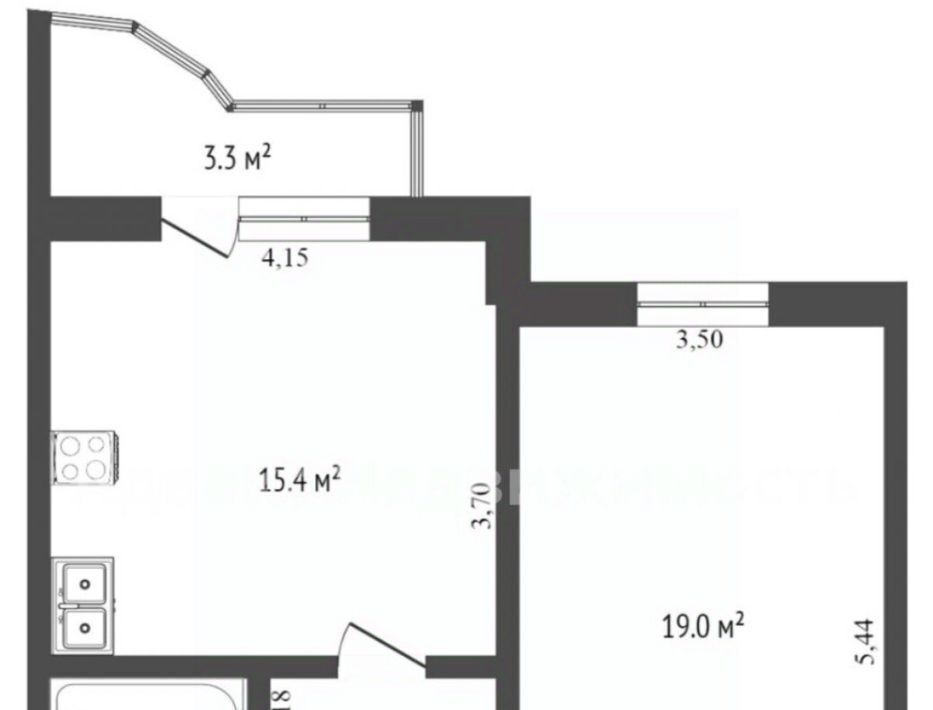 квартира г Тюмень р-н Калининский ул Мельникайте 138 фото 21