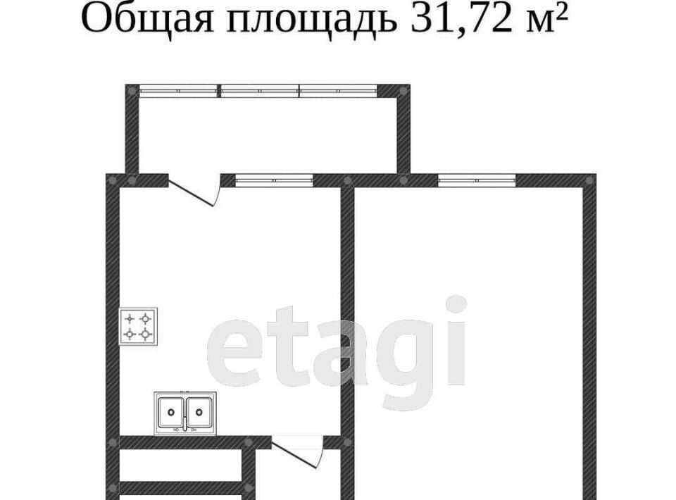 квартира р-н Тахтамукайский аул Новая Адыгея ул Бжегокайская 31/2к 4 Старобжегокайское с/пос, аул фото 6