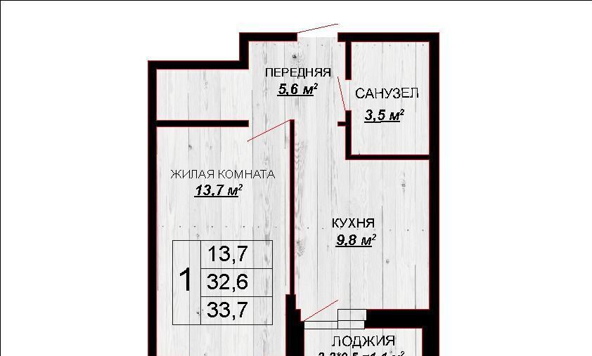 квартира г Краснодар р-н Прикубанский ул Тепличная 62/1к 6 ЖК «Акварели-2» фото 2