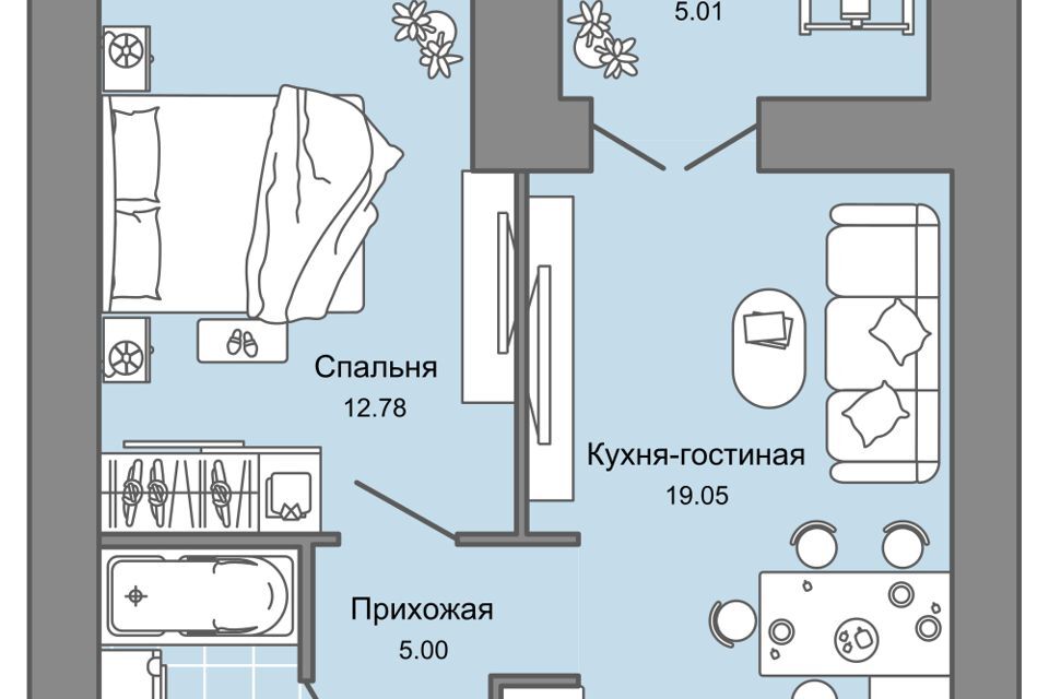 квартира г Ульяновск р-н Заволжский пр-кт Авиастроителей 26 городской округ Ульяновск фото 1