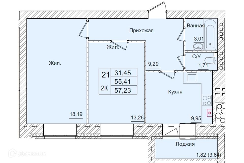 квартира г Калуга проезд 3-й Академический 10 городской округ Калуга фото 1