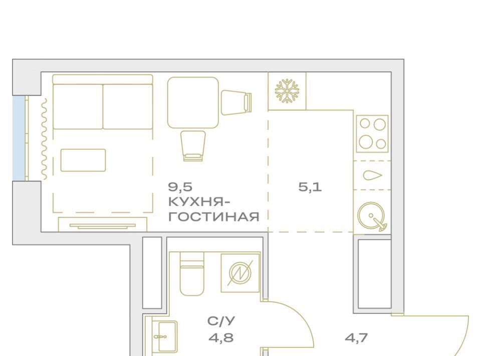 квартира г Москва п Филимонковское п Марьино ЖК «Детали» Филатов Луг фото 2