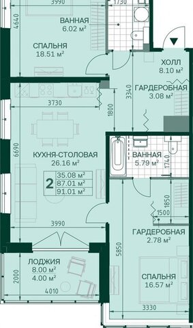 метро Новочеркасская ул Магнитогорская 5к/3 ЖК Magnifika Residence округ Большая Охта фото