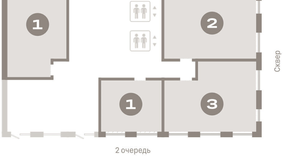 квартира г Новосибирск р-н Заельцовский Заельцовская ул Аэропорт фото 2