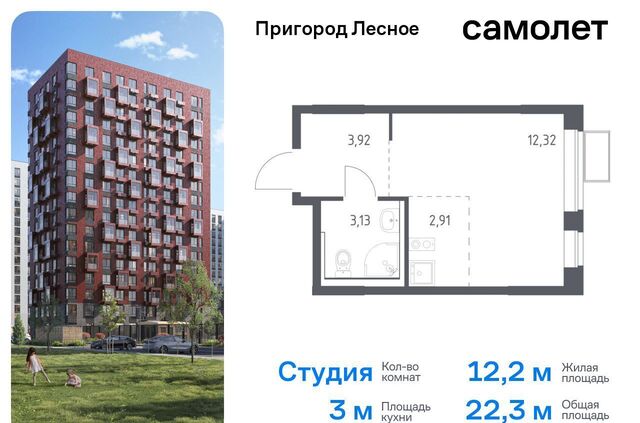 д Мисайлово ЖК «Пригород Лесное» к 14. 1, Видное фото