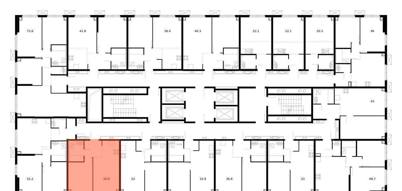 квартира г Москва метро Дегунино ш Алтуфьевское 2/2 ЖК Алтуфьевское 53 муниципальный округ Алтуфьевский фото 2