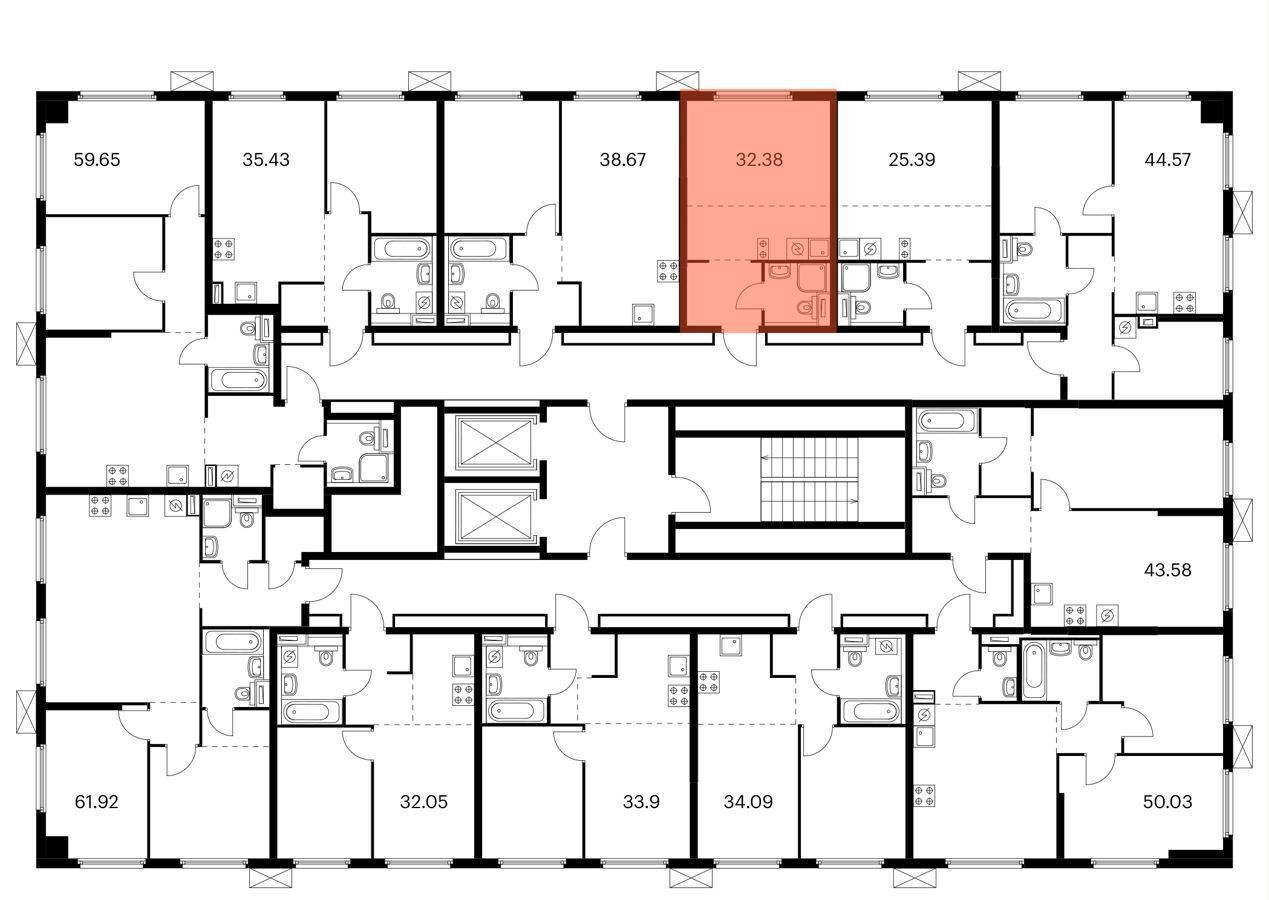 квартира г Москва метро Ховрино ул Ижорская з/у 6/6, корп. 1. 3 фото 2