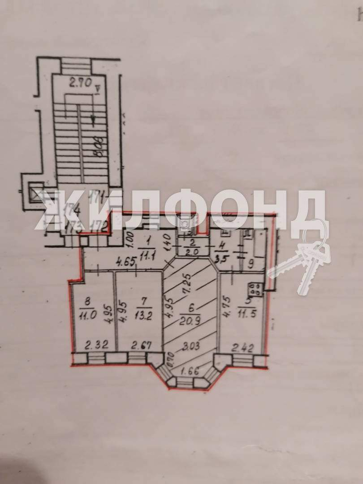 квартира г Санкт-Петербург метро Обводный Канал 1 р-н Фрунзенский ул Боровая 59/61 фото 13