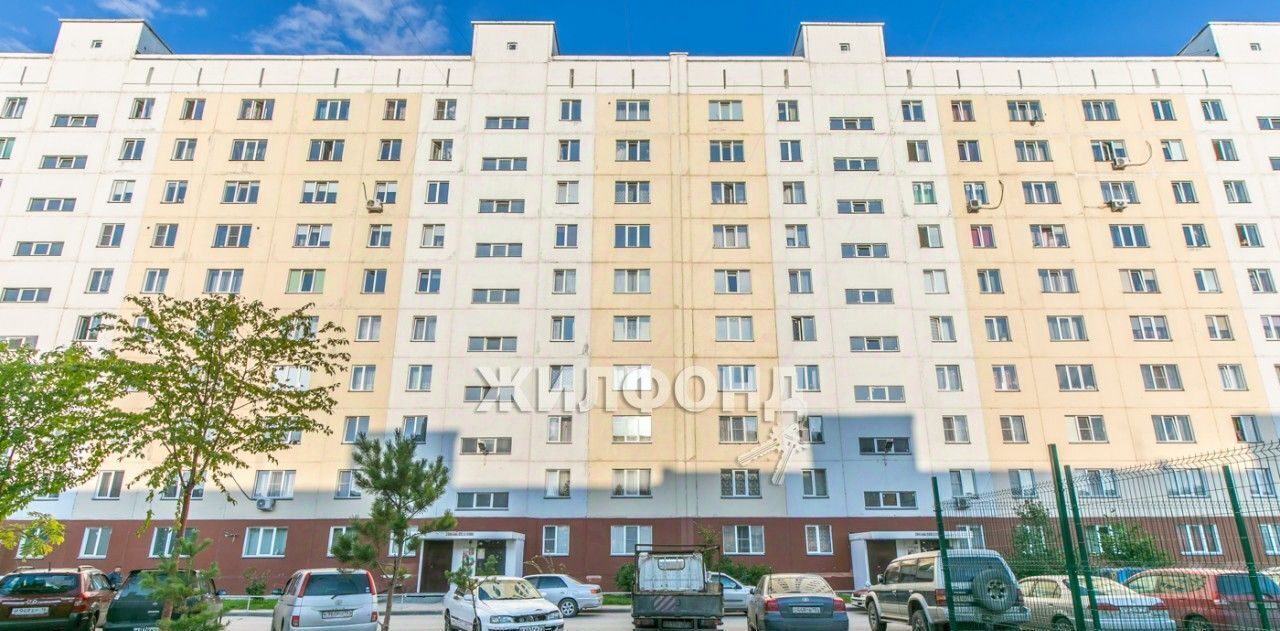 квартира г Новосибирск р-н Октябрьский Золотая Нива ул В.Высоцкого 62 фото 10