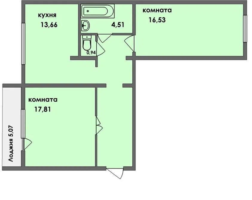 квартира г Челябинск р-н Курчатовский ул Молодогвардейцев 10б фото 15