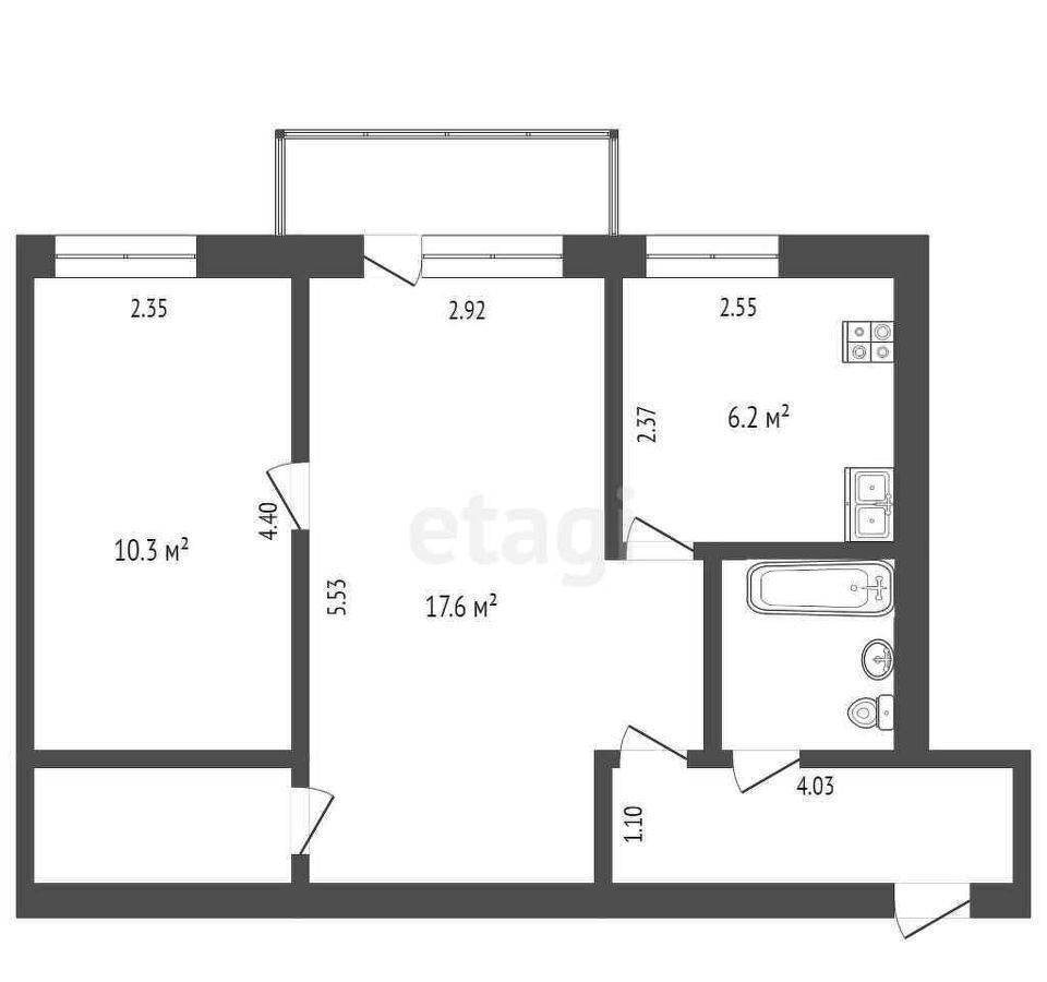 квартира г Тюмень р-н Калининский ул Ямская 50 фото 18