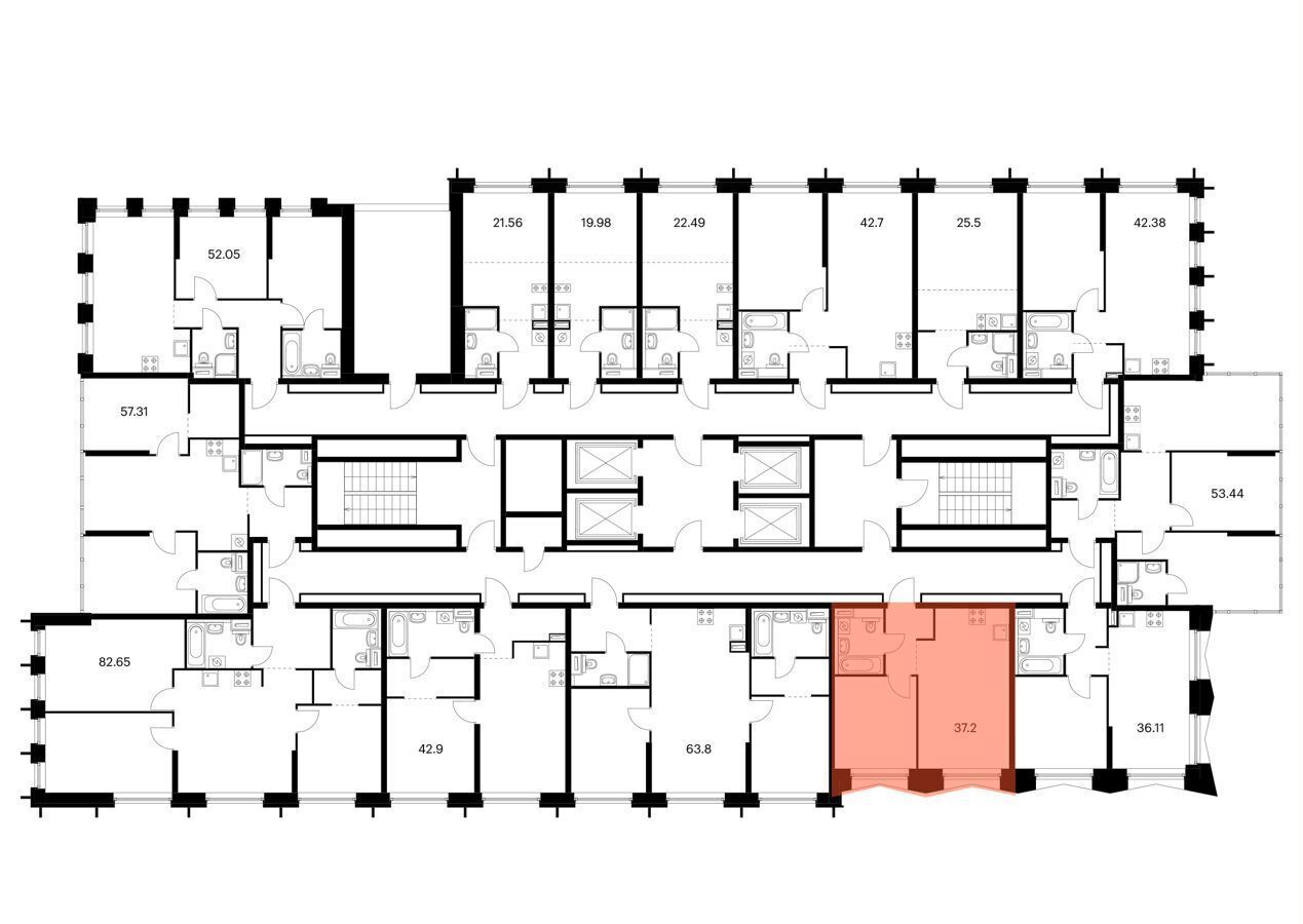 квартира г Москва метро Ховрино ул Ижорская з/у 6/6, корп. 1. 4 фото 2