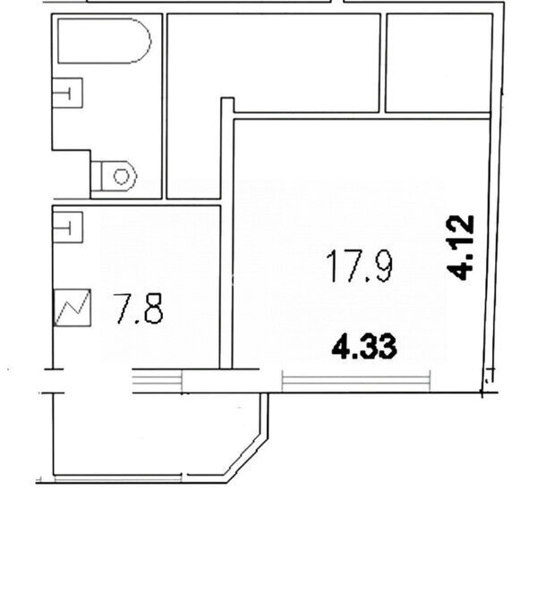 квартира г Москва метро Бунинская аллея ул Южнобутовская 80к/1 фото 30