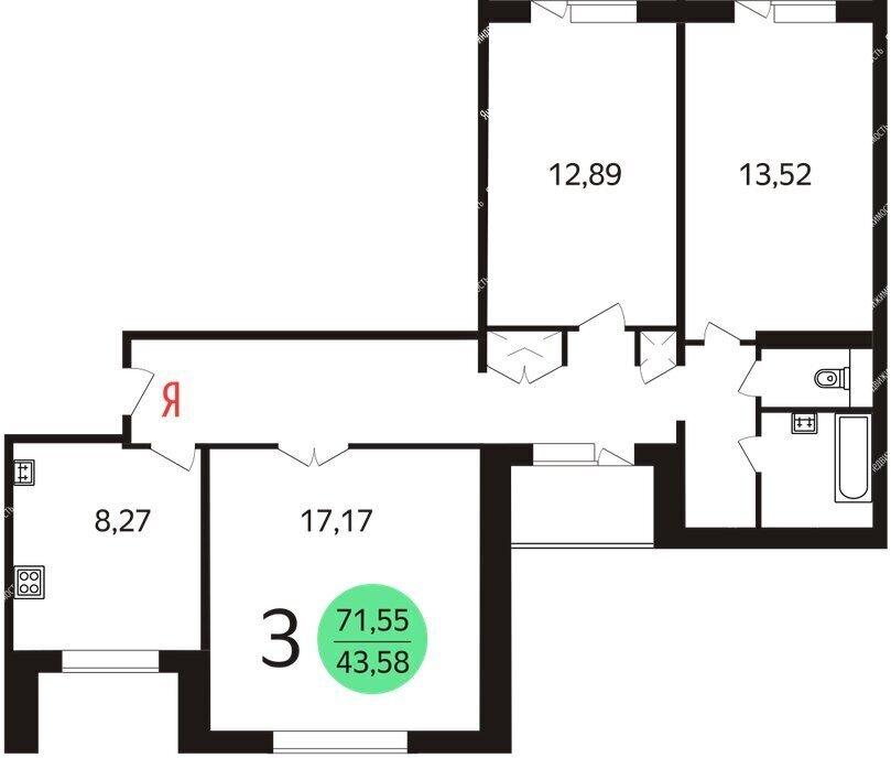 квартира г Москва метро Бескудниково проезд Керамический 53к/1 фото 1