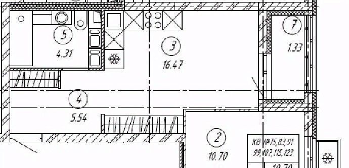 квартира г Тольятти р-н Автозаводский 18А кв-л фото 1