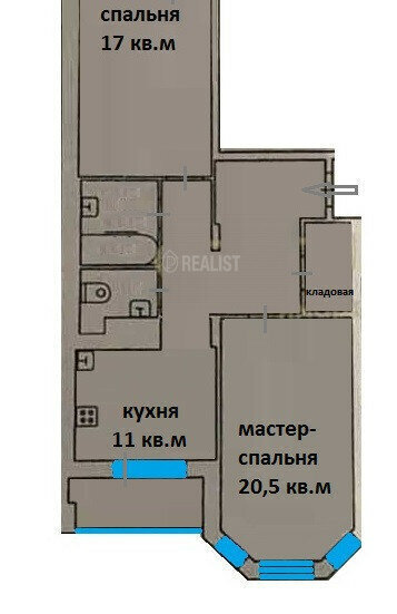 квартира г Москва метро Академическая метро Ольховая Троицк 3 фото 25