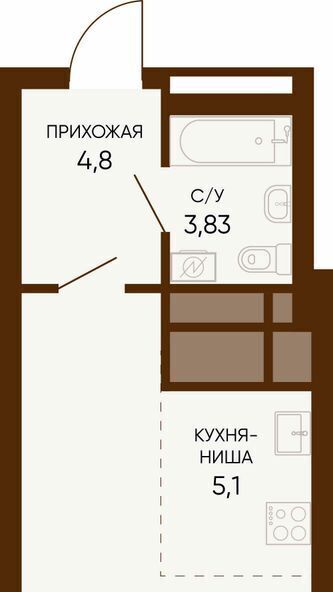 квартира г Екатеринбург р-н Чкаловский Ботаническая Вторчермет ул Ляпустина ЖК «Тишина 2» жилрайон фото 1