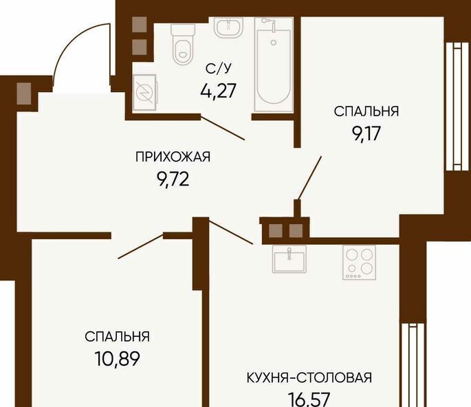 квартира г Екатеринбург р-н Чкаловский Ботаническая Вторчермет ул Ляпустина жилрайон фото 1