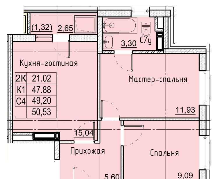 квартира г Ставрополь р-н Промышленный ул Западный обход 50а фото 1