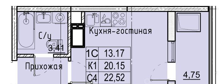 квартира г Ставрополь р-н Промышленный ул Западный обход 50а фото 1