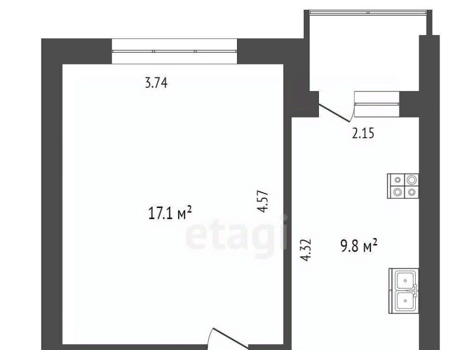 квартира г Тюмень р-н Центральный ул Холодильная 134 Центральный административный округ фото 3