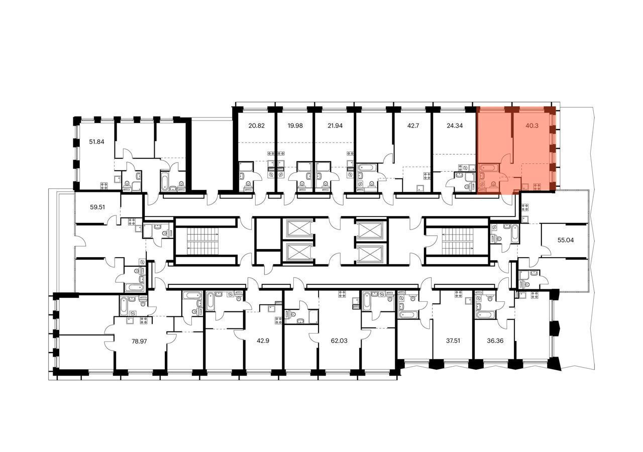 квартира г Москва метро Ховрино ул Ижорская з/у 6/6, корп. 1. 4 фото 2